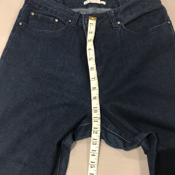 CLEO | Dark Wash 5 Pocket Slim Leg Jean SIZE 14 - Picture 3 of 16